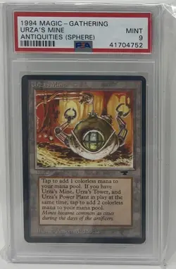 MTG Magic - Antiquities - Urza's Mine (Sphere) - PSA 9 - Image 2