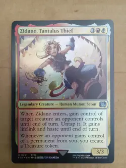 MTG Magic the Gathering Zidane, Tantalus Thief (251/764) Final Fantasy NM FOIL - Image 1