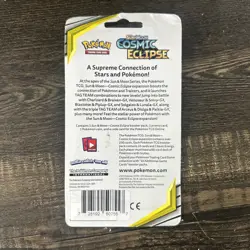 ERORR PACK UPSIDE DOWN Cosmic Eclipse Blister w/ Promo (Mismagious) Pokemon 1/1 - Image 2