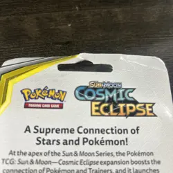 ERORR PACK UPSIDE DOWN Cosmic Eclipse Blister w/ Promo (Mismagious) Pokemon 1/1 - Image 3
