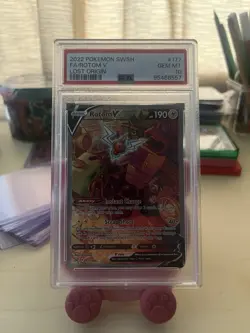 Pokemon Rotom V Lost Origin Full Alt Art #177 PSA 10 Gem Mint - Image 1