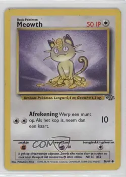 Meowth Dutch Pokemon Jungle #56 1999 01ey - Image 1