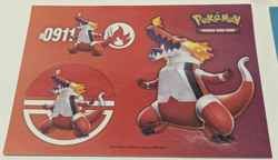 POKEMON Scarlet & Violet CHARIZARD Collectors Tin/Lunch Box w/Coin & Stickers - Image 4