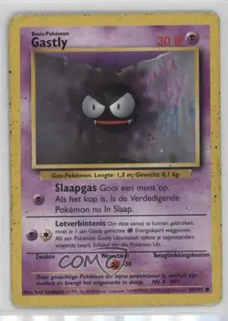 Gastly Dutch Pokemon Base Set #50 1999 01ey - Image 1