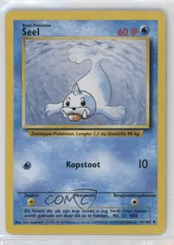 Seel Dutch Pokemon Base Set #41 1999 01ey - Image 1
