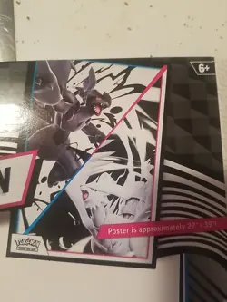 Unova Poster Collection Poster No Packs Or Promos Pokemon Tcg Black Bolt White - Image 1