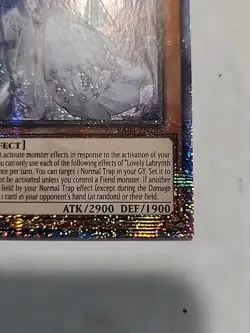 YU-GI-OH Lovely Labyrinth Of The Silver Castle 1st Edition SL-Rare RA04-EN295 - Image 2