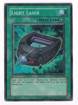 YuGiOh Light Laser Super Rare DP03-EN025 Unlimited Edition NM - Image 1