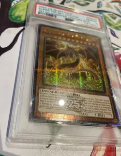 Yugioh Slifer the Sky Dragon RA03-EN244 1st QCR PSA 10 STAMPED 25th Anniversary - Image 4
