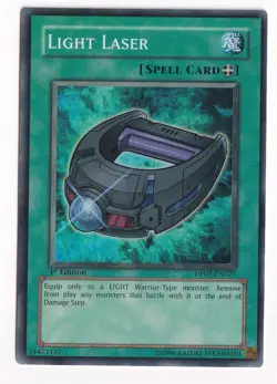 YuGiOh Light Laser Super Rare DP03-EN025 1st Edition NM - Image 1