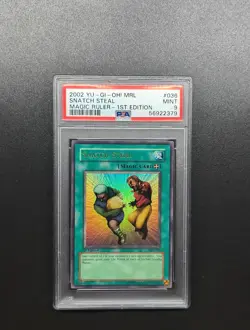 PSA 10 Snatch Steal Magic Ruler 1st Edition MRL-E036 Ultra Rare Yugioh - Image 1