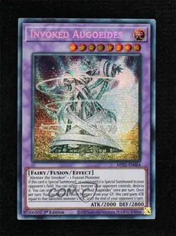 PSCR - Invoked Augoeides 1st Ed. YuGiOh Tin of Ancient Battles #MP21-EN064 s9z - Image 1