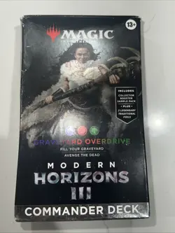 Graveyard Overdrive Commander Deck Magic The Gathering Modern Horizons 3 Sealed - Image 1