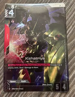 GUNDAM TCG CARD GAME - GD01-044 LR+ KSHATRIYA - FOIL - Image 1