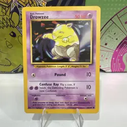 Drowzee Base Set 1 Pokemon Card 49/102 - Near Mint/mint - Image 1