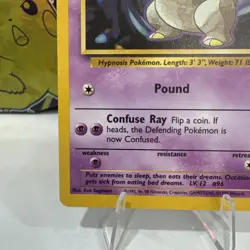 Drowzee Base Set 1 Pokemon Card 49/102 - Near Mint/mint - Image 5