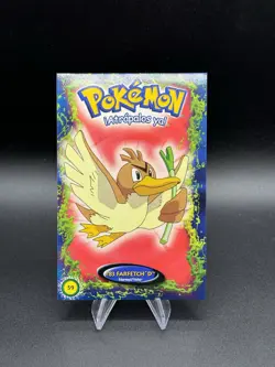Pokemon Farfetch’d 083 2000 Vintage Post Card 39 Navarrete Peru Us Seller - Image 1