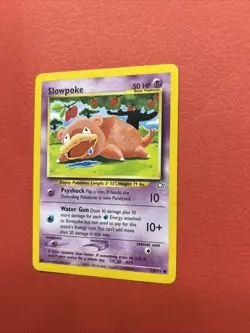 Pokemon TCG Slowpoke Neo Genesis 73 Unlimited Common Card in NM Condition - Image 2