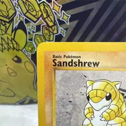 Sandshrew #62/102 Base Set Common Pokemon 1999 TCG Card NM - Image 2