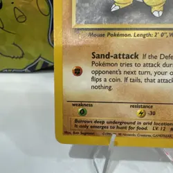Sandshrew #62/102 Base Set Common Pokemon 1999 TCG Card NM - Image 5