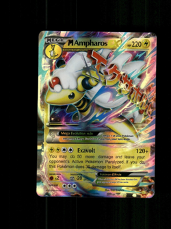 Custom Holo Ampharos EX Card Ampharos Pokemon Card READ DESCRIPTION BELOW - Image 1