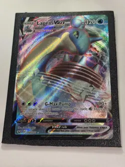 Lapras Vmax 050/202 Sword & Shield NM Full Art Ultra Rare Pokemon Card A1 - Image 1