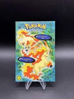 Pokemon Ponyta Rapidash 2000 Vintage Post Card 36 Navarrete Peru Us Seller - Image 1