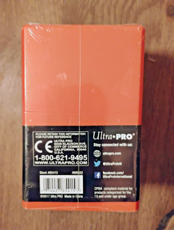 Ultra Pro Satin RED High gloss UV Metallic Tower Deck Box Card Storage - Image 2