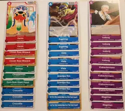 ONE PIECE Tcg Card Collection Lot, 10 FOILS Plus 50 Cards EB-02 And OP-06 BULK - Image 1
