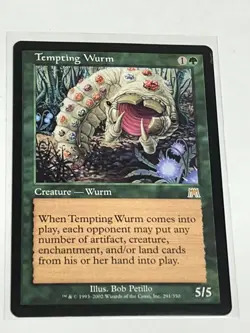 MTG magic cards 1x x1 NM-Mint, English Tempting Wurm Onslaught - Image 1