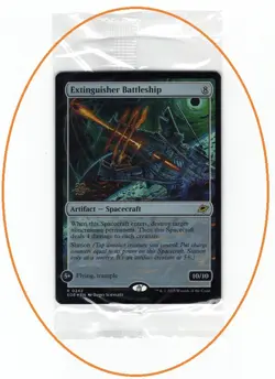 1x - Extinguisher Battleship - FOIL Prerelease (sealed) - Edge of Eternities - Image 1