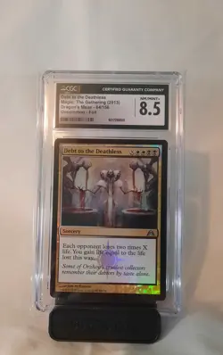 MTG Debt To The Deathless Dragon's Maze Foil U Graded CGC 8.5 NM/MINT+ - Image 1
