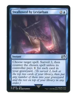Swallowed by Leviathan NM #0079 Final Fantasy Magic the Gathering FIN MTG - Image 1