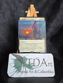 CAPTAIN OF THE WATCH ~ NM ~ MTG Magic - 0448 PIP Fallout - Extended Art - Image 1
