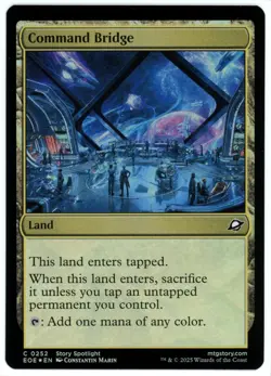 Command Bridge (Foil) - 0252 - Edge of Eternities - MTG - NM Ships Now - Image 1