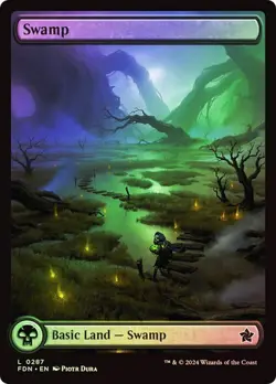Swamp (0287) Foundations MTG Magic The Gathering - Image 1