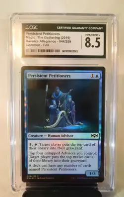 MTG Persistent Petitioners Ravnica Allegiance Foil C Graded CGC 8.5 NM/MINT+ - Image 2
