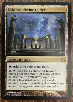 MTG Nykthos, Shrine to Nyx Theros NM - Image 1