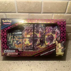 Pokemon TCG: Crown Zenith Premium Playmat Collection Box - Morpeko V-Union 820650851810 - Image 1