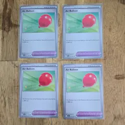 Pokemon TCG - Air Balloon - 079/086 - SV: Black Bolt X4 NM Playset - Image 1