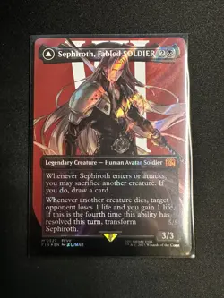 Sephiroth, Fabled SOLDIER (Borderless) (Surge Foil) (0527) Final Fantasy Foil - Image 2