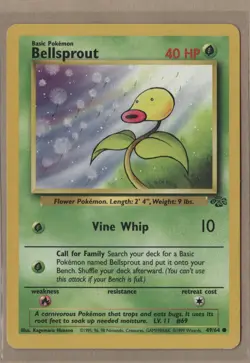 Pokemon TCG: Bellsprout #49/64 Jungle Set Common LP - Image 3