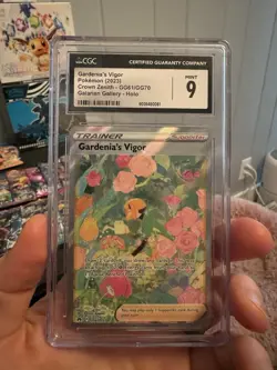 Gardenia’s Vigor GG61/GG70 Galarian Gallery Full Art Pokemon TCG Crown Zenith GM - Image 1
