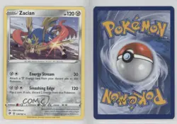 Zacian Pokemon Sword & Shield Rebel Clash #139 08j3 - Image 3