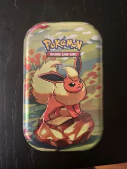Pokemon Prismatic Evolutions Mini Tin [Flareon] Brand New Factory Sealed - Image 1