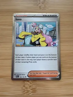 Iono 185/193 Stamped Cosmos Holo Tournament Collection Pokemon Trainer NM✨ - Image 1