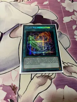 Yugioh! NM Heavy Polymerization MP24-EN150 (Prismatic Secret Rare) 1st Edition - Image 1