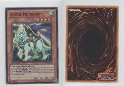 SR - Gusto Thunbolt 1st Ed. YuGiOh Hidden Arsenal 5: Steelswarm Invasion 0o3 - Image 3