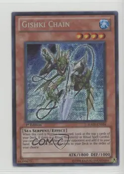 SCR - Gishki Chain 1st Ed. YuGiOh Hidden Arsenal 5: Steelswarm Invasion 0u9 - Image 1