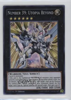 Number 39: Utopia Beyond 1st Ed. YuGiOh Mega-Tins Mega Pack #MP15-EN188 5u3 - Image 1